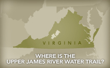 Where is the Upper James River Water Trail